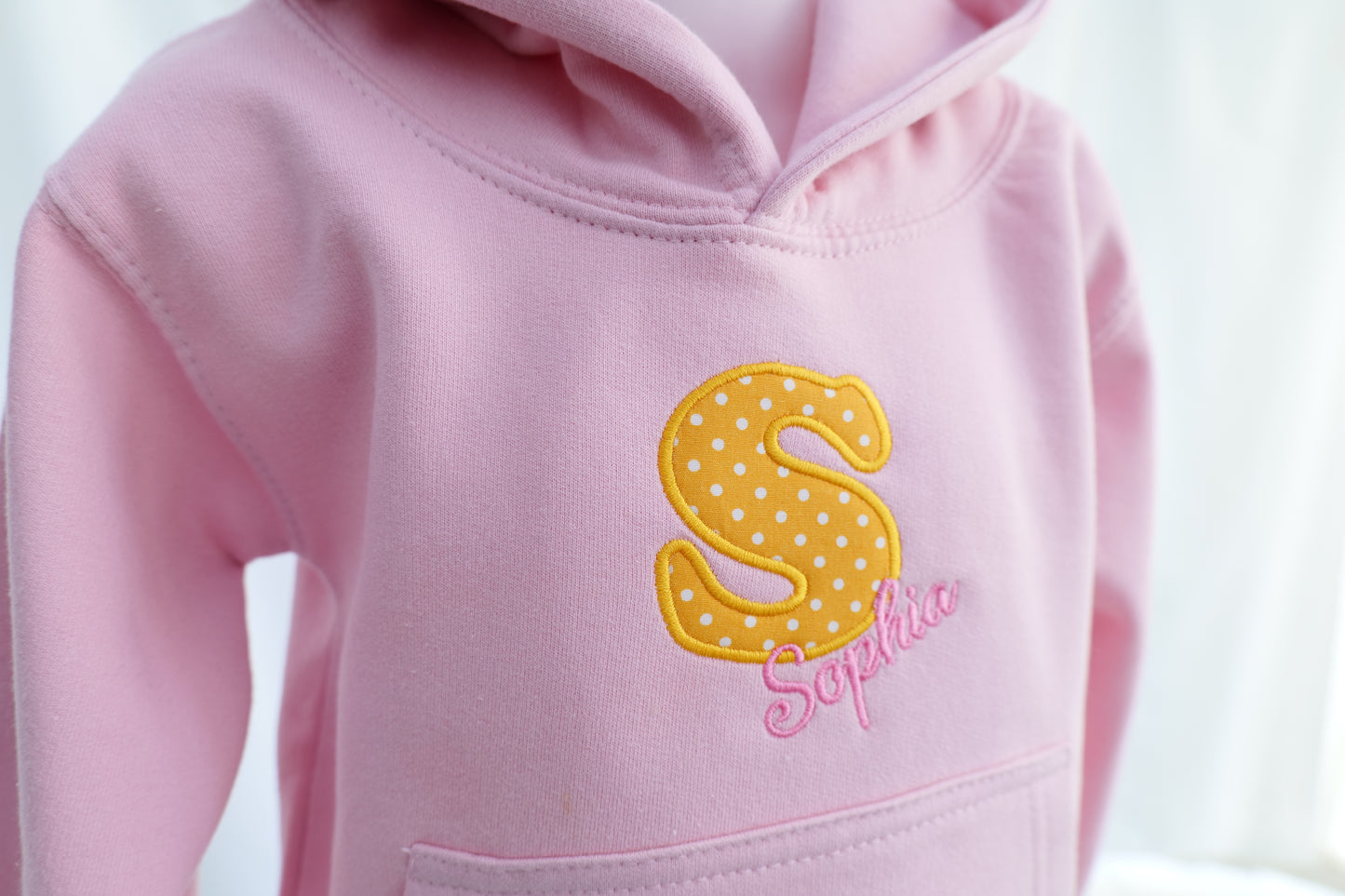 Personalised Pink Girls Sweatshirt | Girls Name Jumper |