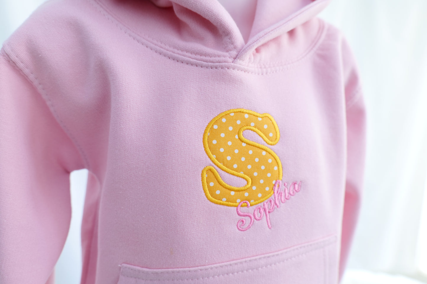 Personalised Pink Girls Sweatshirt | Girls Name Jumper |