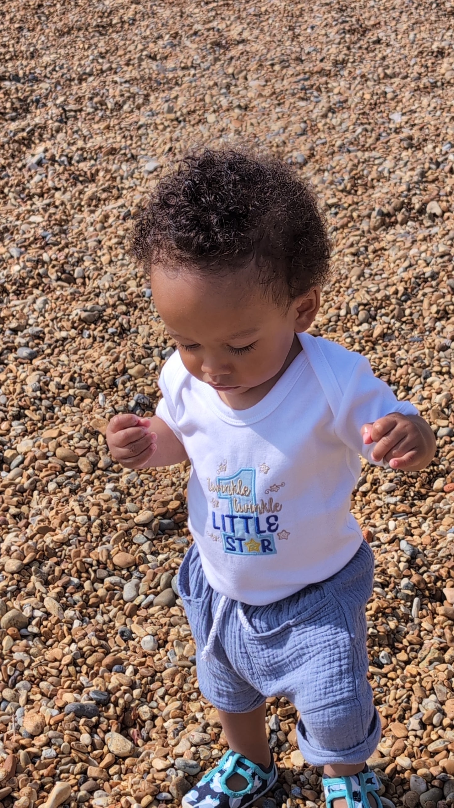 Embroidered One Baby Grow