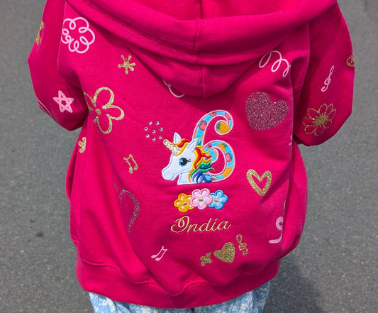 Personalised Bespoke Custom Girls Hood