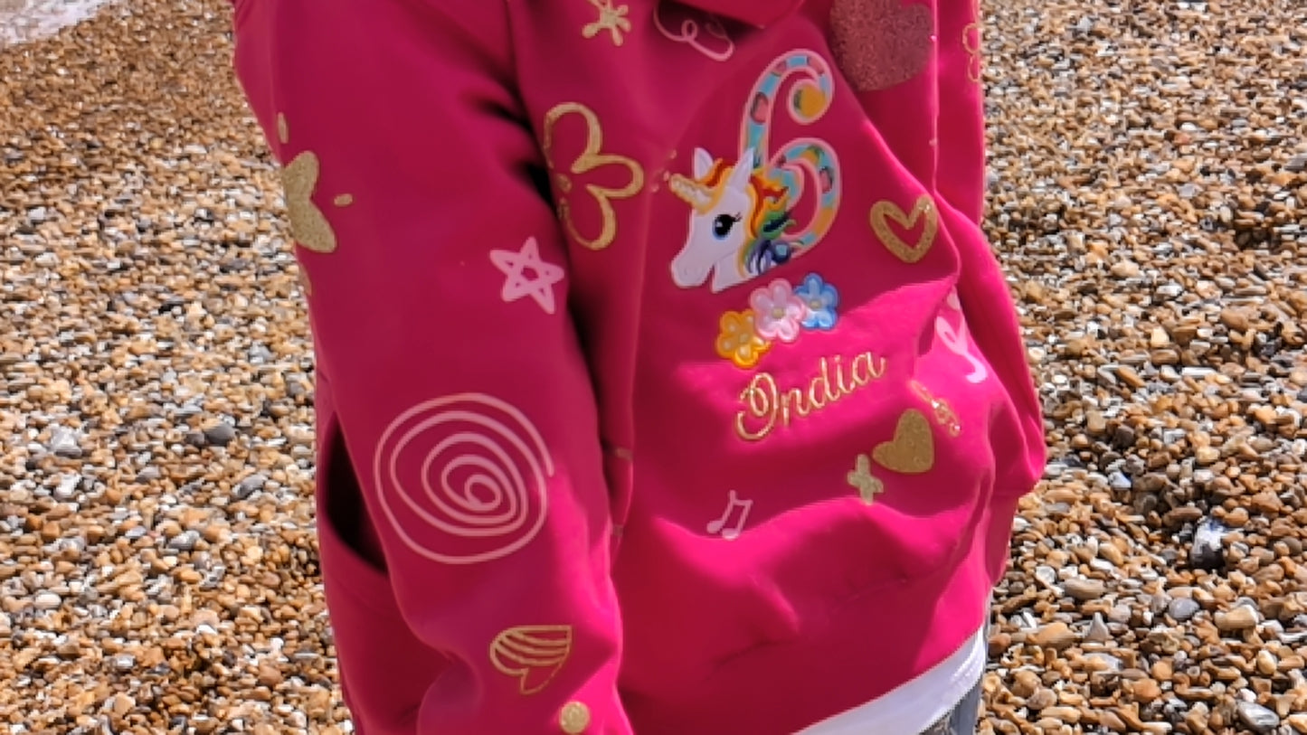 Personalised Bespoke Custom Girls Hood