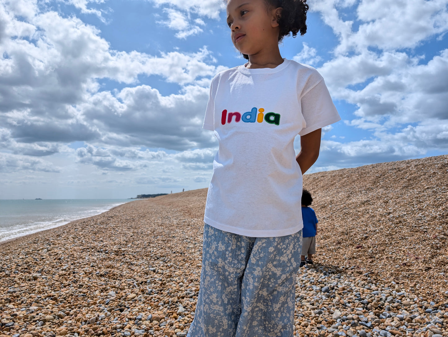 Personalised Rainbow Coloured T-shirt